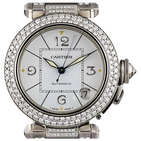 cartier uhr damen diamanten